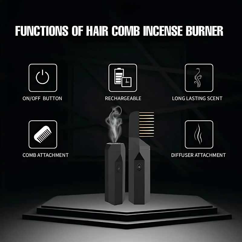 Incense Burner Electronic Portable Comb